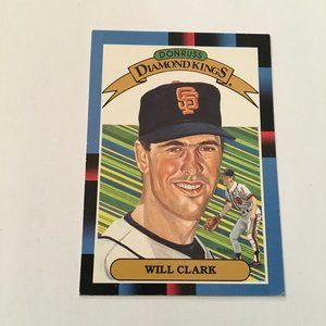 1988 Donruss Diamond Kings Will Clark No. 21 INC. Version
